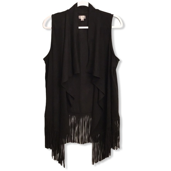 Decree faux suede western style vest size XL